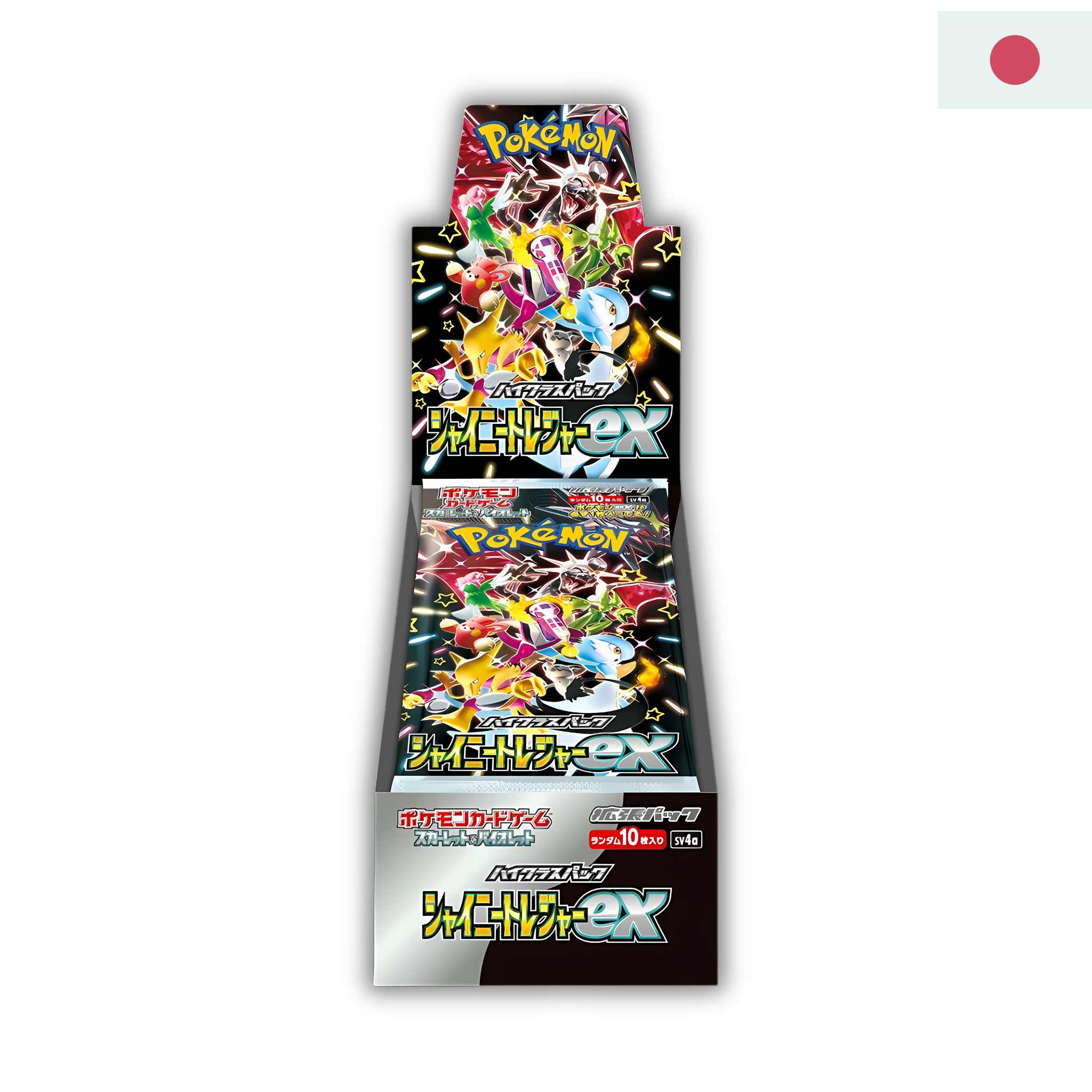 Pokémon "Shiny Treasure ex" Display - sv4a - japanisch